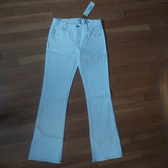 *ROLLA'S Dallas Bootcut White Jeans size 24 - Picture 6 of 6